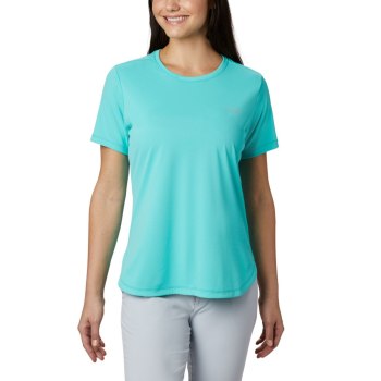 Columbia Ženske Majice - PFG Zero II Short Sleeve Plave | DYAL-47089